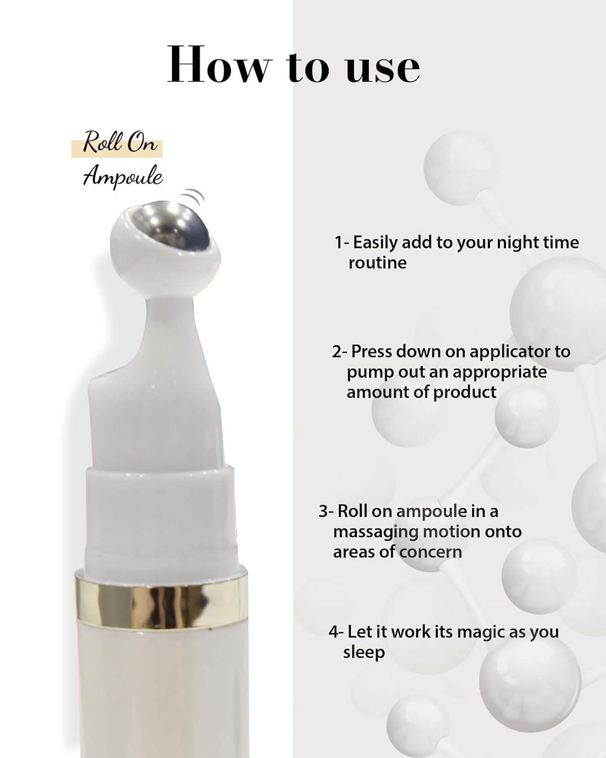 a guide on how to use mastina roller serum 